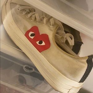 100% authentic Converse Come garçons shoe